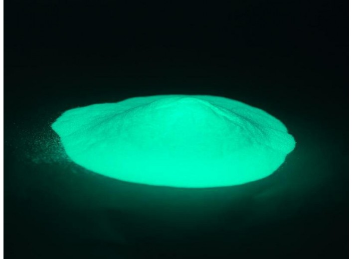 Фиолетовый люминофор ТАТ 33 с зеленым свечением