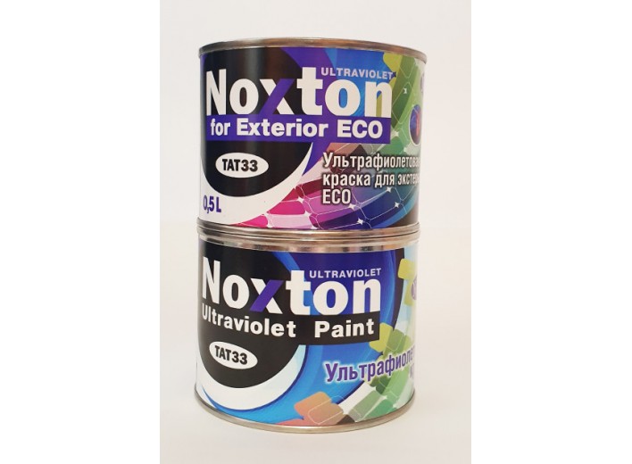 Флуоресцентная краска для экстерьера Noxton ECO Фиолетовая с фиолетовым свечением под ультрафиолетом