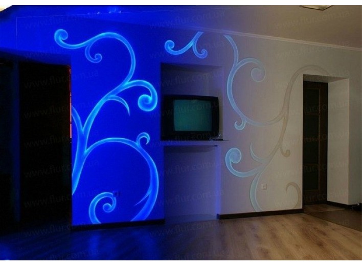 Флуоресцентная невидимая краска Noxton с бело-голубым свечением под ультрафиолетом