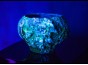 Флуоресцентная краска для пластика Голубая с голубым свечением под ультрафиолетом